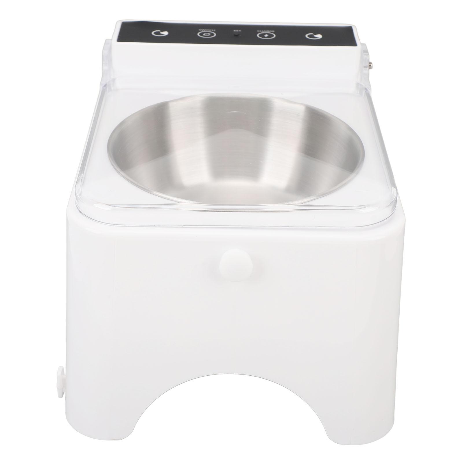 

Cat Automatic Sensing Feeder Transparent Lid Raised Design Hygienic Automatic Intelligent Cat Dog Feeder Bowl for Home