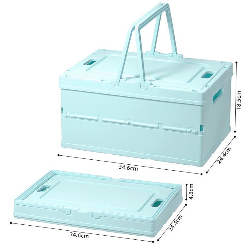 Foldable Multifunctional Pp Storage Bin With Handle For Kitchen And Pantry Organization