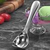 Stainless Steel Ice Cream Scoop Multi-Function Melon Baller for Fruit Desserts Ergonomic Handle Rust-Resistant Dishwasher Safe Kitchen Tool for Home