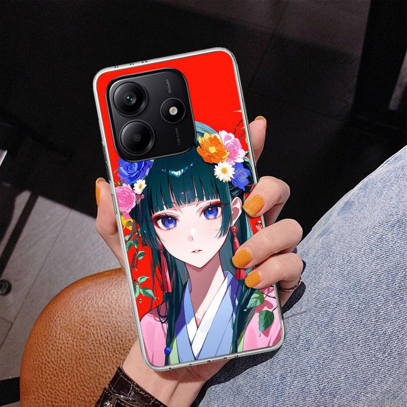 A-Apothecary D-Diaries Maomao Phone Case For Xiaomi Redmi Note 15 14 13 12S 12 11 Pro Plus 14S 11S 11E 10 10S 11T 5G Personalize