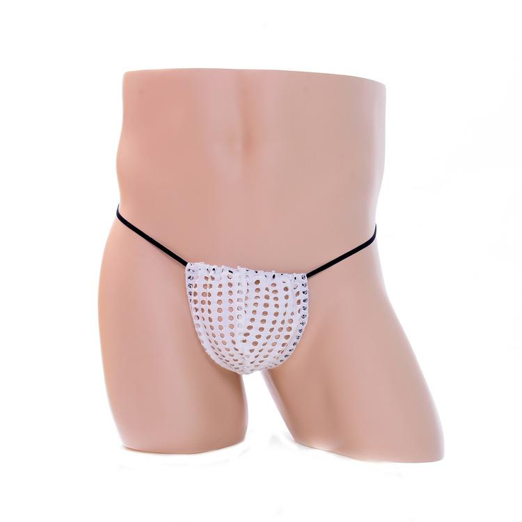 2017 new men's erotic underwear, super sexy thong hollow temptation wild T-pants