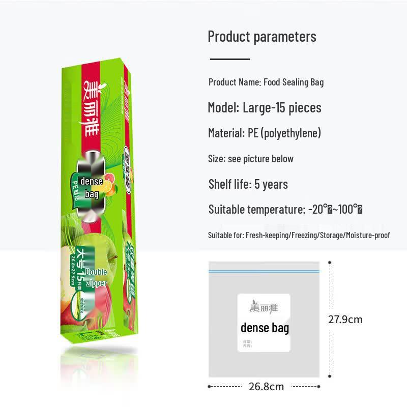 MARYYA Freezer Food Storage Bags