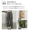 Teddy Cargo Loose Wide Cropped Street Pants510 Women's Pants, Fit, Leg, Lightweight, Length, Style, Spring/Autumn, (M, Black)