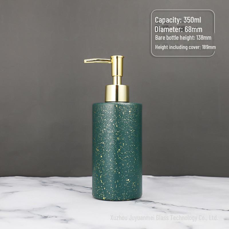 Nordic Style Glass Lotion & Soap Bottle for Home, Hand Sanitizer, and Hotel Shower Gel