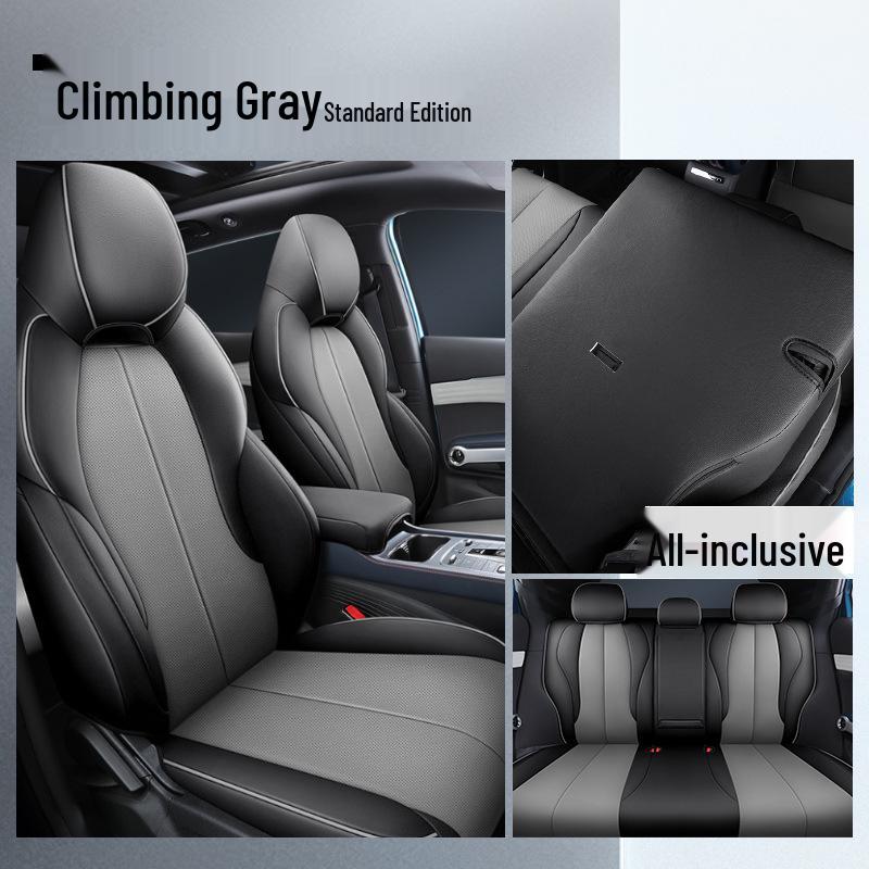 LTCS Car Seat Cushion: Sports Leather Cover for BYD Yuan PLUS, All-Season