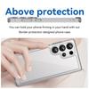 WANLONFENG MF2 Series For Samsung Galaxy S25 Ultra Case TPU Acrylic Clear Phone Cover with 2Pcs Tempered Glass Film
