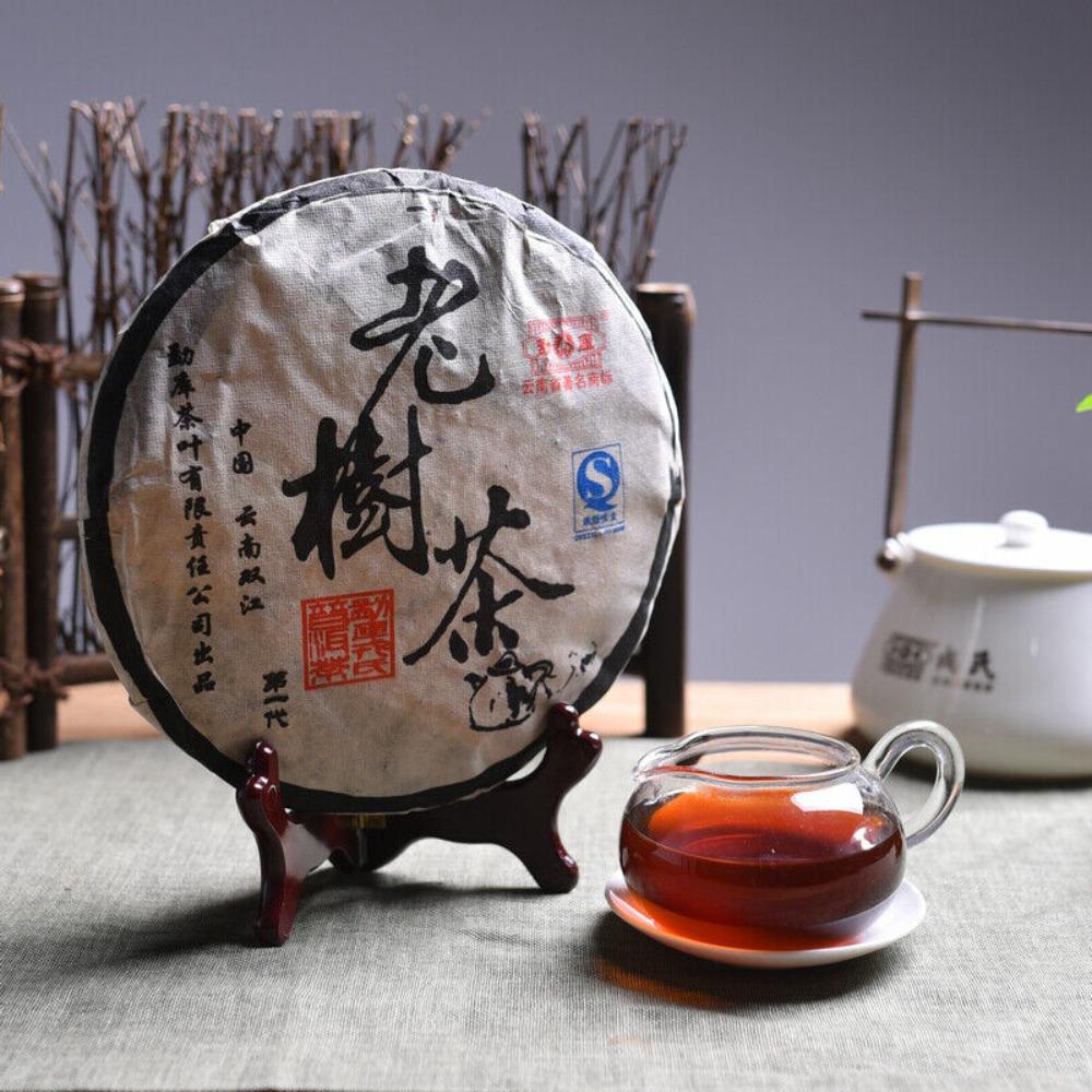 

MENGKU Old Tree Ripe Pu-erh Tea Cake 400g Herbal Wellness Tea 01