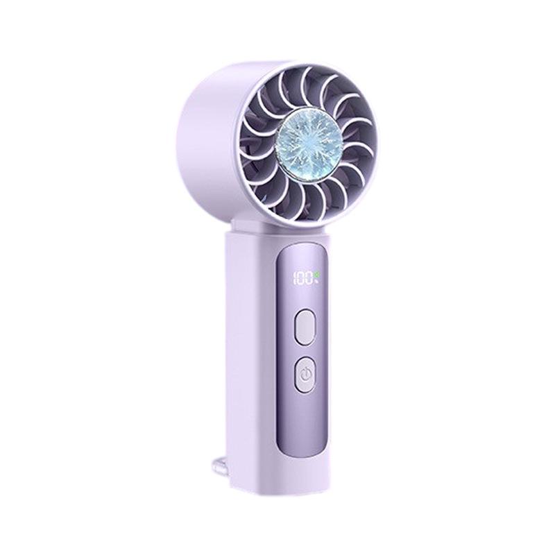 Ice Pack Handheld Turbo Mini USB Fan with Long-Lasting Portable Semiconductor Cooling