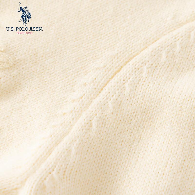 U.S. Polo Assn. Women's Solid Wool-Blend Knit Sweater