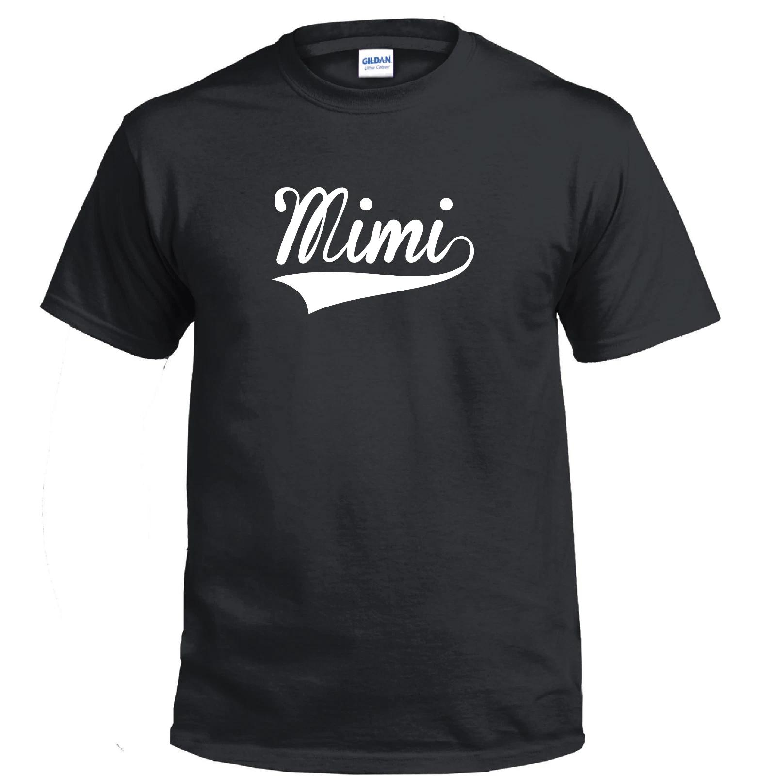 

Мими Бабушка Дедушка День Матери Футболка Подарок Бейсбольная Майка Футболка Для Нее S