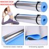 1.8mx10/8/6mm Yoga Mat Anti-skid Sports Fitness EVA Comfort Foam 6mmThick Yoga Mat for Exercise Yoga and Pilates Gymnastics Mat