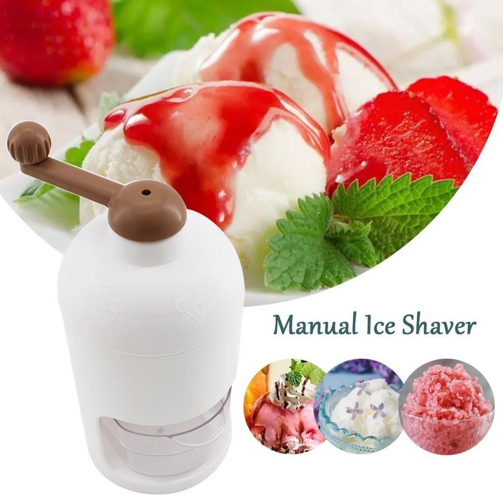 Small Manual Ice Crusher Multifunction Snow Cone Machine Kitchen Gadgets Shaved Ice Machine Home