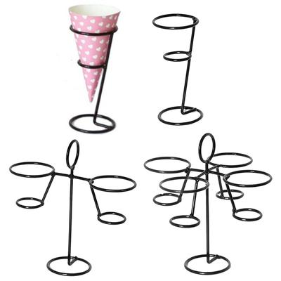 1PC Display Rack Convenience Store Ice Cream Rack DIY Ice Cream Stand Creative Holder Desktop Black Shop Sundries Accessories