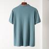 Ανδρικό Πικέ Βαμβακερό Πλεκτό Πόλο, Κοντομάνικο με Κεντητό γιακά που ανασηκώνεται, Casual Καλοκαιρινό T-Shirt (T2305)