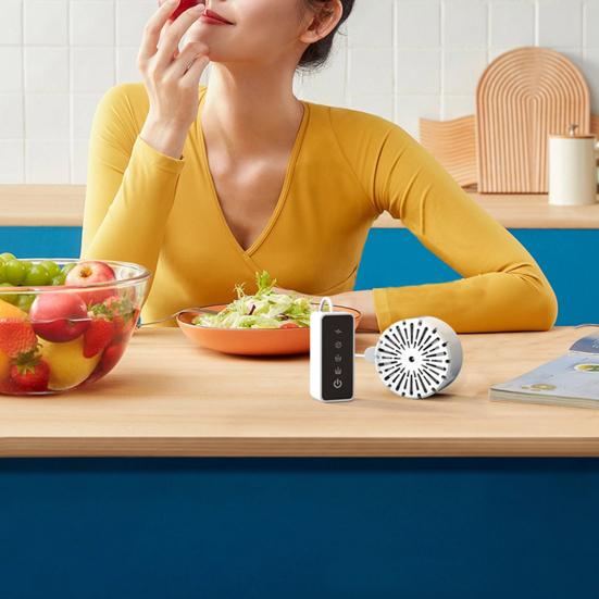 Frukt Grønnsaksvasker Ultralydrenser IPX7 Vanntett Bærbar Batteridrevet Trådløs Frukt Grønnsaksrenser Apparat