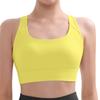 Women's Open-Back Yoga Sports Bra - Shockproof, Cross-Strap Design, Summer Fitness Tank Top