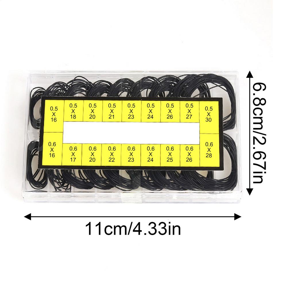 

O-Ring Watch Gaskets Watch Back Case Rubber Waterproof O-Ring Gasket Repair Tools for Watchmaker Thickness for Watchmaker