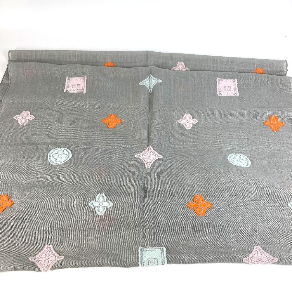 Louis Vuitton M70385 Embroidery Monogram LV Logo Stole / Shawl Muffler Shawl