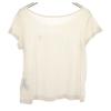 BLUE LABEL CRESTBRIDGE Short Sleeve Cut 38 White Women Used