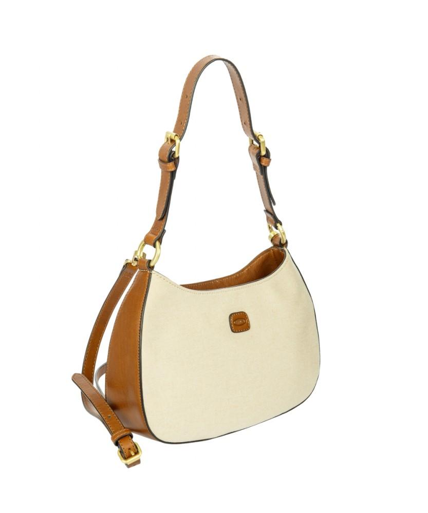 Brics Volterra Trama Shoulder Bag Cappuccino (Br-Boe05961.493)