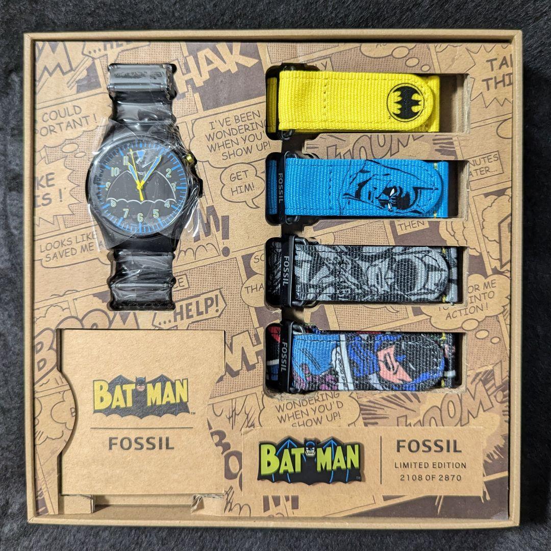 Used Limited Fossil Batman Fossil Batman Limited Watch American Comics