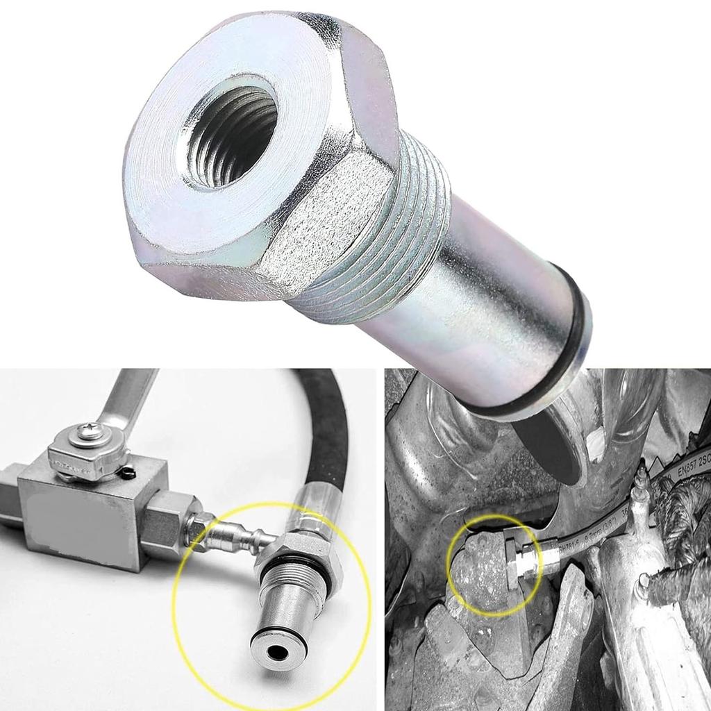 Oil Rail Adapters Maintenance Leak Test Kit with Oil Pump IPR Valves Air Test Fitting Tool Universal for Engine