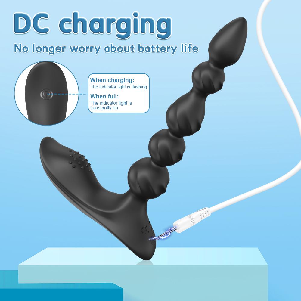 APP Control Anal Vibrator for Men Prostate Massager Butt Plug Anal Balls Adult Sex Toys for Women Male Gay Masturbator Toy