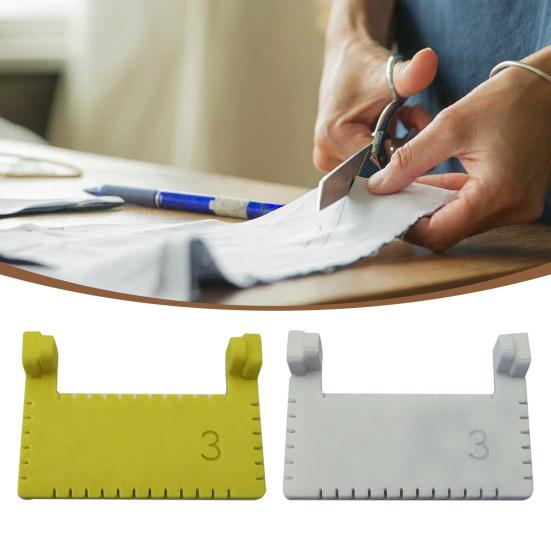 Clip-On Sewing Guide Edge Stitch Lock And Sewing Gauge Hand Sewing Stitch Guide for Beginners Straight Stitches DIY Crafting