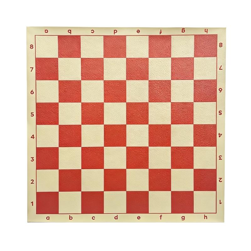 Scacchiera da Torneo in PU Leggera Portatile Arrotolabile Scacchiera Morbida Antiscivolo Tappetino per Scacchi da Viaggio Universale