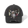 Bugs Bunny retro embroidered baseball cap made old and destroyed peaked cap men's and women's sun hat tide