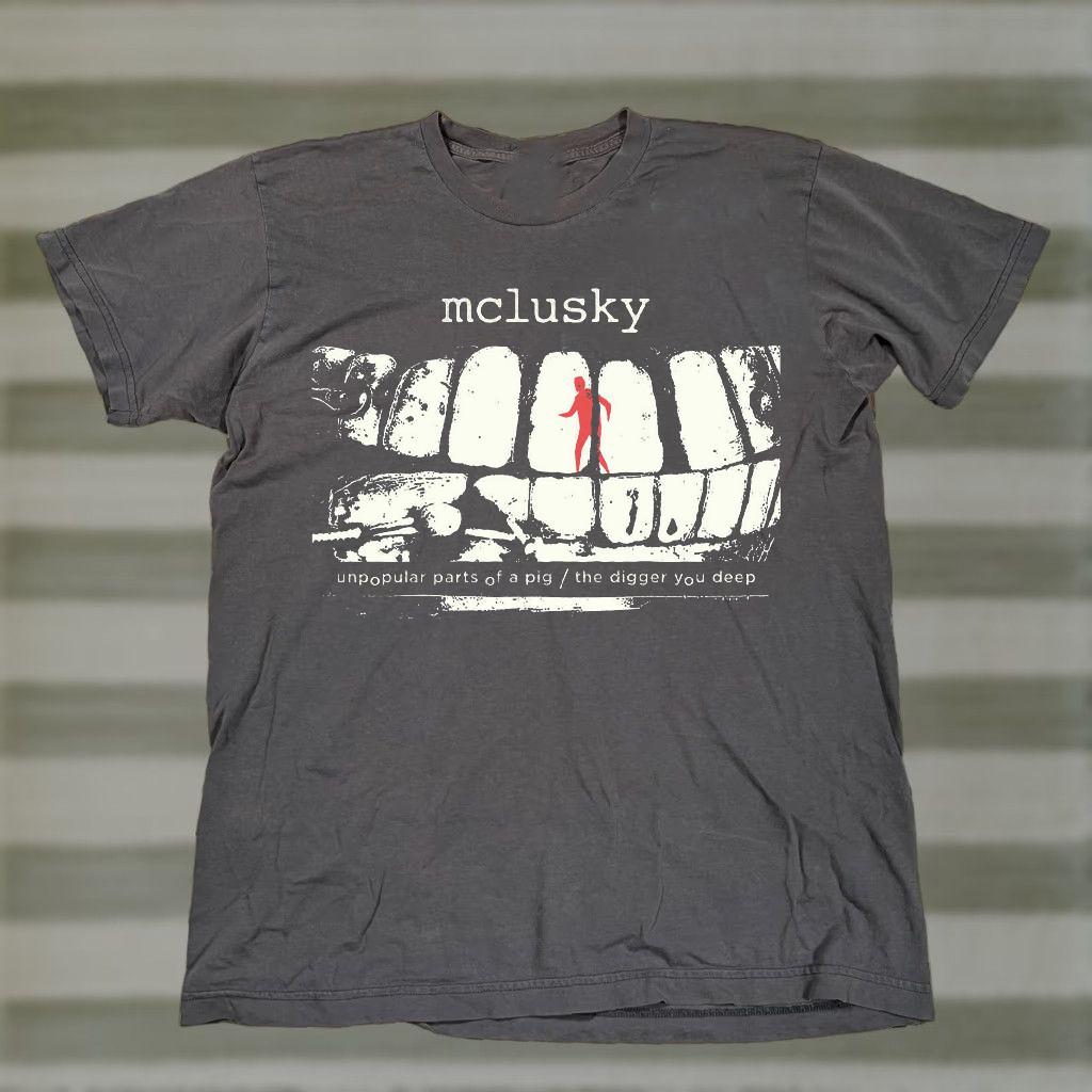 Mclusky Band Gift For Fan Full Size S to 5XL charcoal Style T-shirt TU101 S