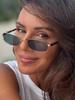 Small Square Sunglasses For Women Metal Frame New Trendy Driving Sun Glasses Men Sunshade Glasses For Female