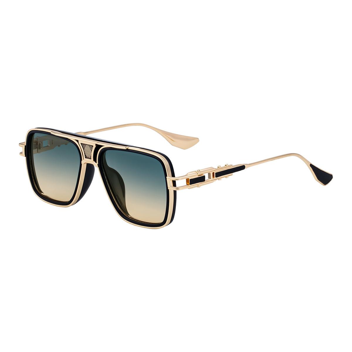 JYL TS Men s Retro Square Metal - Outdoor Sun-Protective Shades ZS-98351 c-3716 россо corsa
