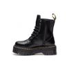 Dr. Martens Jadon Smooth Leather Platform Boot Black Men Sneakers 15265001