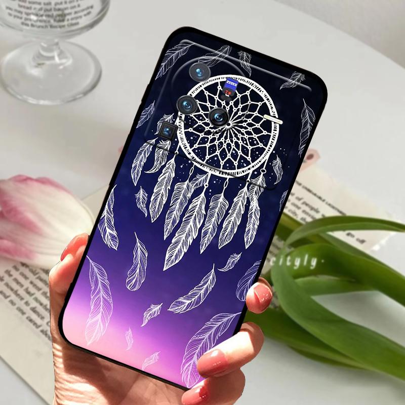 Soft Silicone Case For vivo X80 Pro 5G Coque X 80 Fashion TPU Phone Cover For Vivo X70 Pro Shockproof Bumper Shells Cute Cartoon