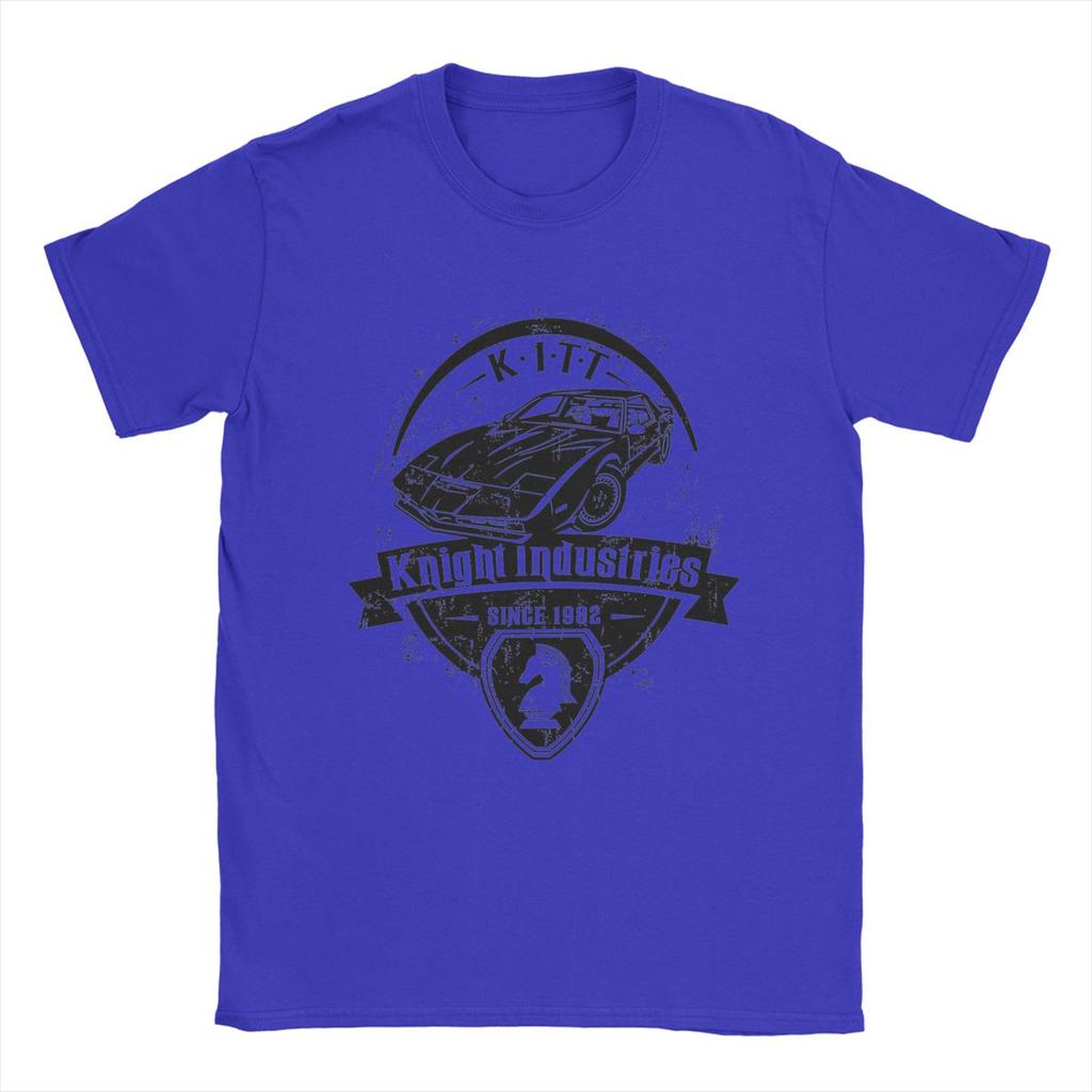 Knight Rider Industries KITT Since 1982 Men's T Shirt Leisure Tee Shirt Short Sleeve T-Shirts Pure Cotton Original Clothes
