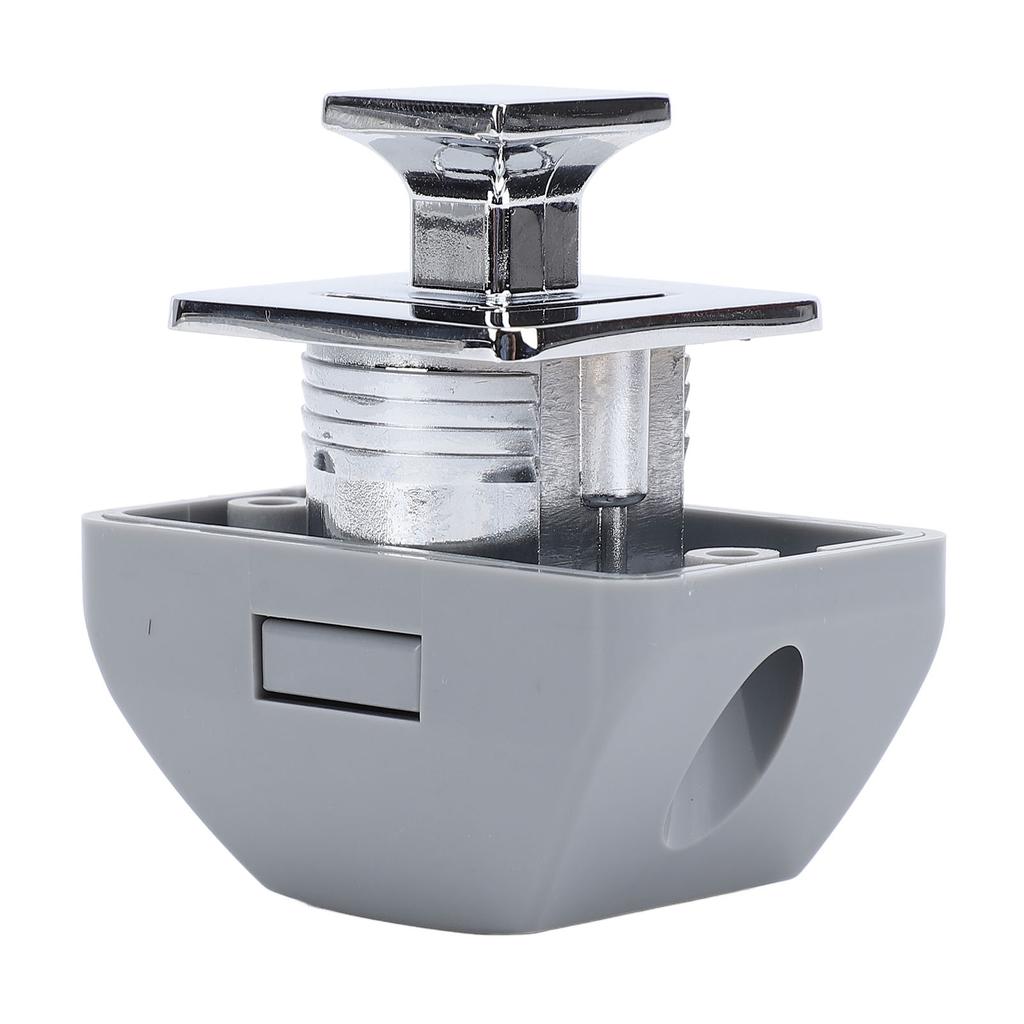 RV Push Cabinet Lock Metal Push Button Keyless Cupboard Drawer Compartment Lock Catch for Yacht Boat Campervan