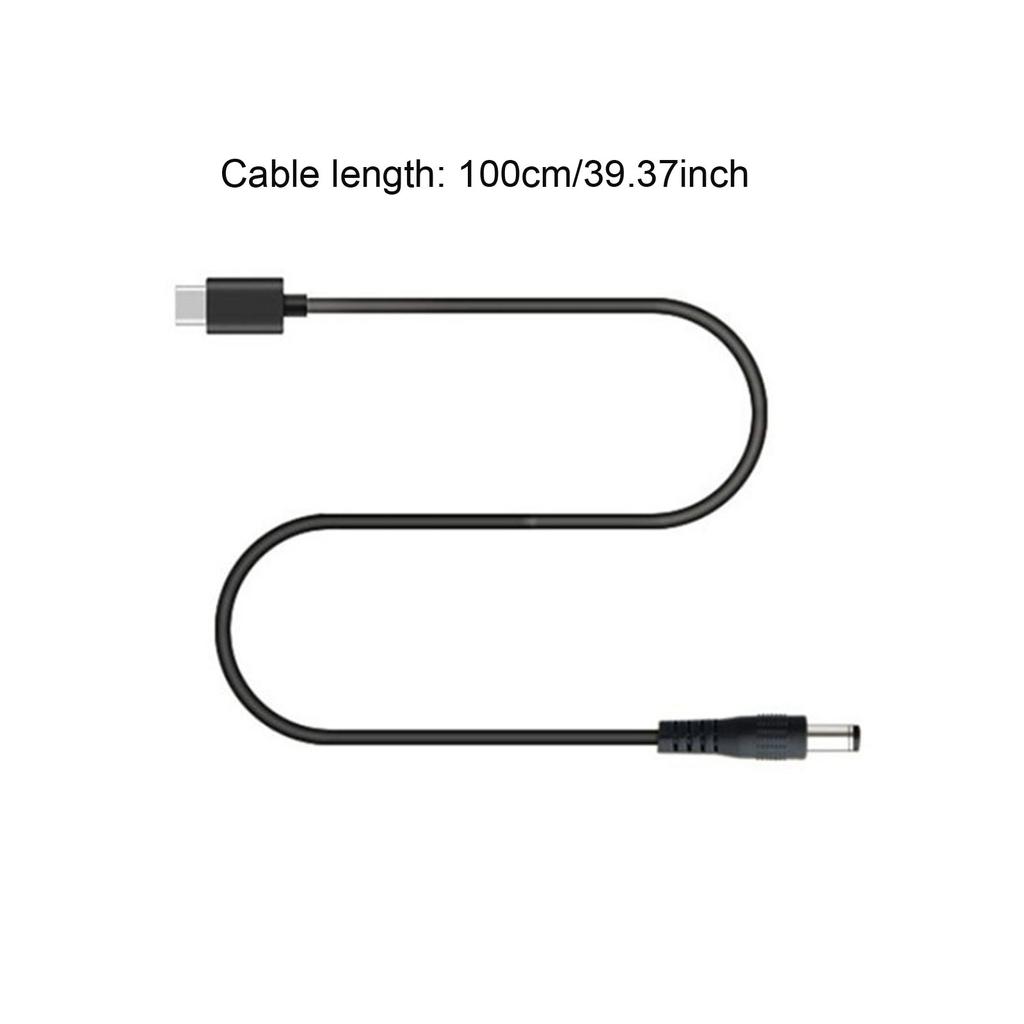 12V USB C-plugg til 3,5/4,0/4,8/5,5 mm Ladekabel for Ruter CCTV-kamera
