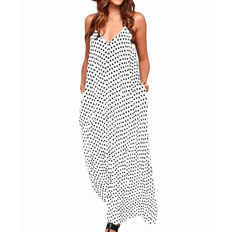 Elegant Women Multi Color Boho Maxi Dress With Premium Quality For Beach Parties