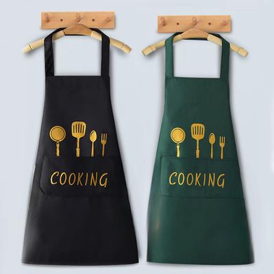 Kitchen Apron with Hand Wipe Pockets Waterproof and Oil Resistant for Cooking Baking Chef Favorite Great for Men Women Adults