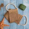 Revitalisez la peau avec la ceinture de bain exfoliante en jute de ramie - Essentiel pour la douche