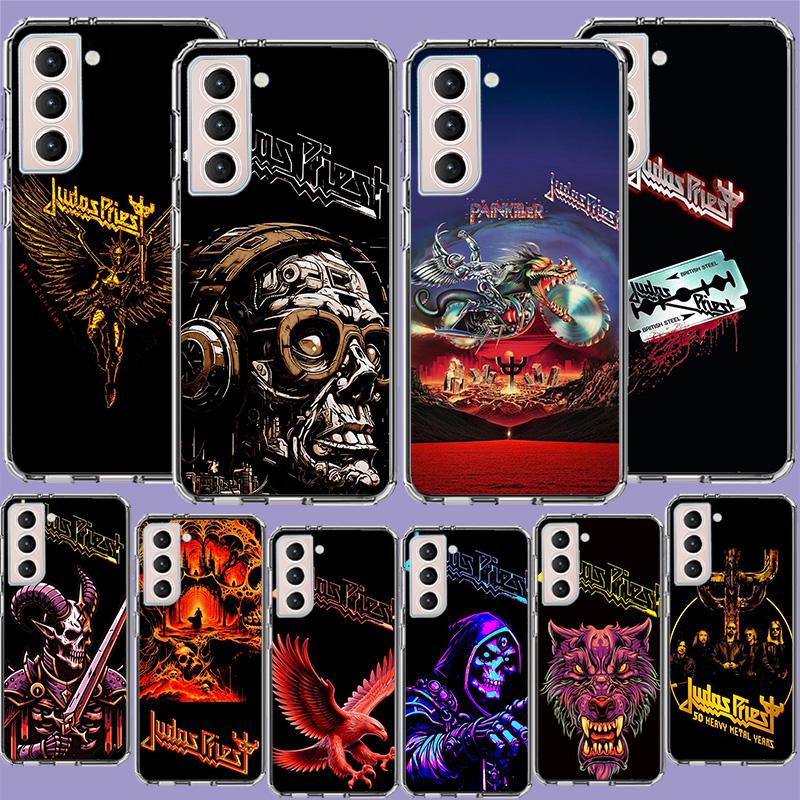 J-Judas P-Priest Band Phone Case For Samsung A16 A26 A36 A56 A17 A15 A25 A35 A55 A14 A24 A34 A54 A04S A05S Galaxy Note 20 10 9 8