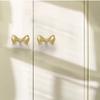Brass Bow Drawer Pulls - Stylish Cabinet Door Handles for Home Decor Hardware Knobs and Drawer Cabinet Door Handles