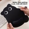 Big-eyed Cat Mouse Pad Soft Comfortable Wrist Rest Typing Pad Non-Slip Dirt-resistant Ergonomic Mouse Pad For Computer Office