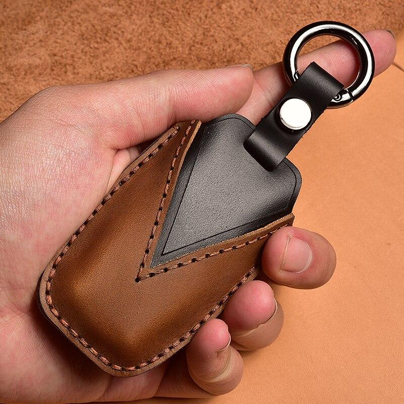 New Leather Car Remote Key Case Cover For Haval Jolion 2021 H9 F7 Accessories Ring Protect