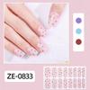 Gradient Nails Polish Sticker French Tip Gels Nail Strips Nails Polish Wraps Glossy Gels Nail Sticker Manicures Sticker