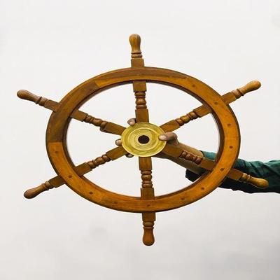 Wooden Ship Wheel Captain Ship Wheel  Nautical Steering Boat Wheel  Pirate Captain Ship Wheel  Home Decor Wooden
