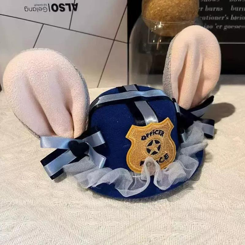 Crazy Animal City Judy Rabbit Hat Children Adult Cosplay Hat Cute Headwear Birthday Gifts