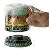Bicchiere da Whiskey Rotante, Tumbler a Forma di Pallone da Calcio Rotante a 360 gradi, Bicchiere da 245 ml per Bere Bourbon per Bar di Casa, Regalo per Uomini