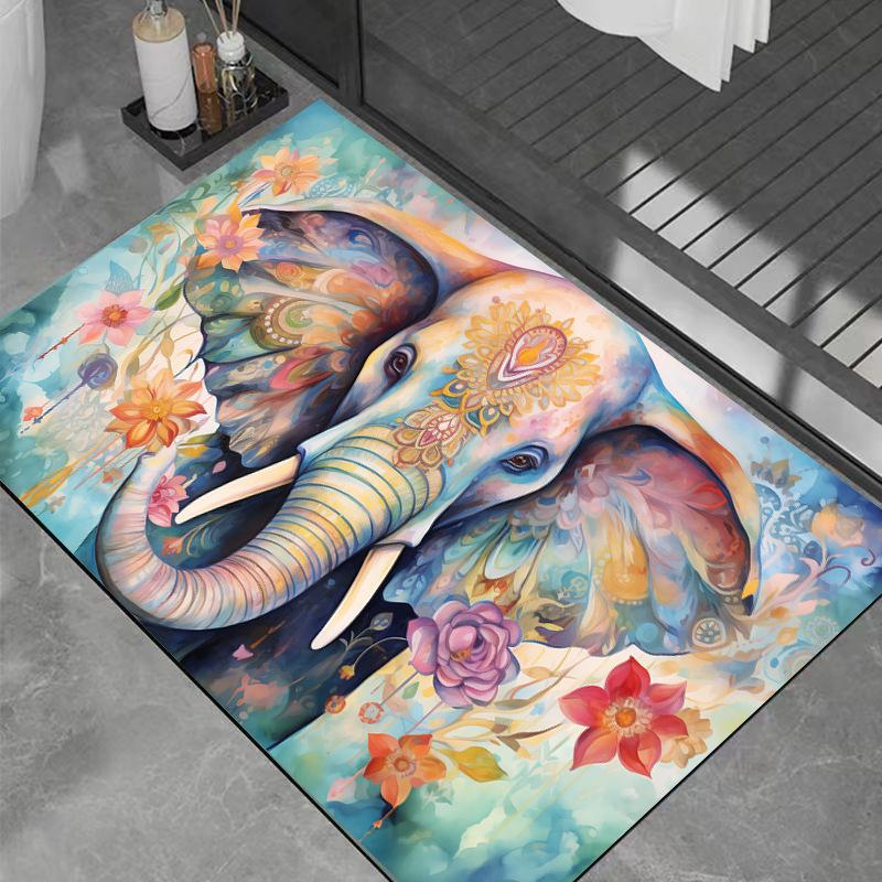Diatom Mud Floor Mats Water Absorption and Dirt Resistance Diatom Mud Pads Bathroom Entrance Door Mats